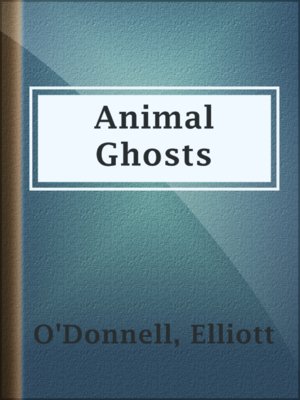cover image of Animal Ghosts